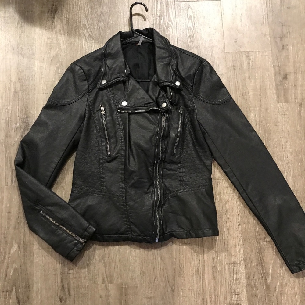 Free People Leather Jacket